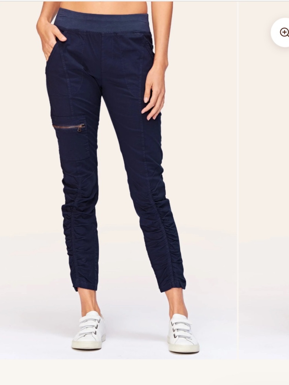 Wearables XCVI Miranda Pants Sz Medium Navy Blue